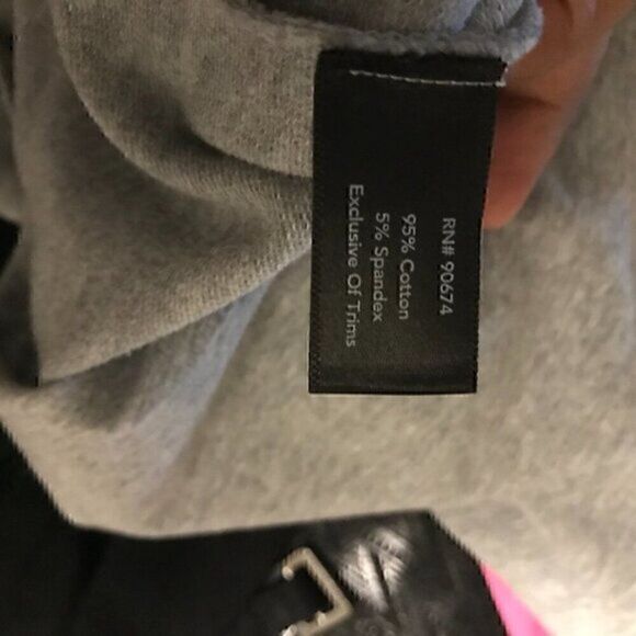 Boston Proper Aztec Tribal Embroider Heather Gray Long Sleeve Sweater Dress S - Picture 7 of 8